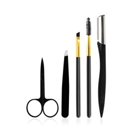 Stainless Steel Eyebrow Trimming Knife Tool Set