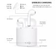 Wireless Earbuds Bluetooth 5.0 i7s Earphones IP65 Waterproof with Charging Case, 24H Music Playback, White