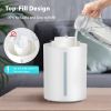 Humidifiers, Top Fill Cool Mist Humidifier for Bedroom Large Room Baby Home, Quiet Ultrasonic, Essential Oil Diffuser, UHM-JS02 4L, white