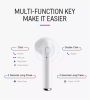 Wireless Earbuds Bluetooth 5.0 i7s Earphones IP65 Waterproof with Charging Case, 24H Music Playback, White