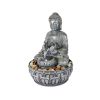 11.1inches Meditation Buddha Water Fountain Relaxing Decor for Home Office