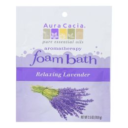 Aura Cacia - Foam Bath Relaxing Lavender - 2.5 oz - Case of 6 (SKU: 682377)