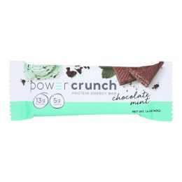 Power Crunch Protein Bars - Chocolate Mint Original - 40 grm - Case of 12 (SKU: 1499854)