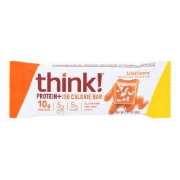 Think Products thinkThin Bar - Lean Protein Fiber - Caramel - 1.41 oz - 1 Case (SKU: 1536820)