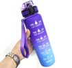 32OZ Space Cup 1000ml Plastic Water Bottle Cycling Sports Water Cup Wholesale Convenient Walking Drinking Bottle LOGO